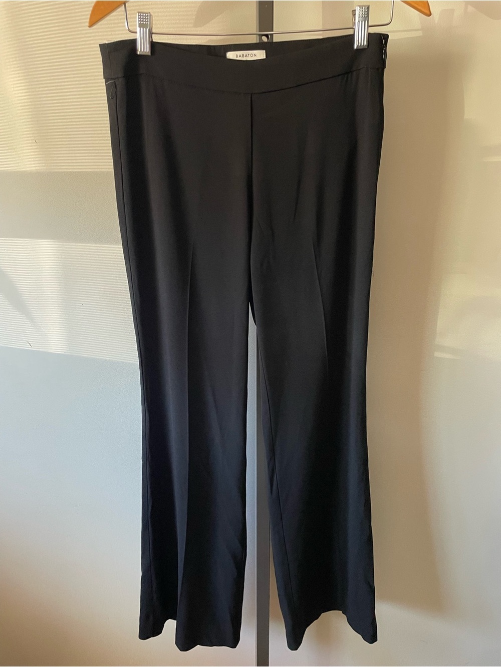 NWT Babaton Ezra Wide Leg Long Longline Pant Black